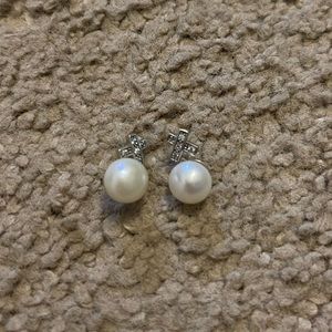 Freshwater Pearl Earrings Sterling Silver